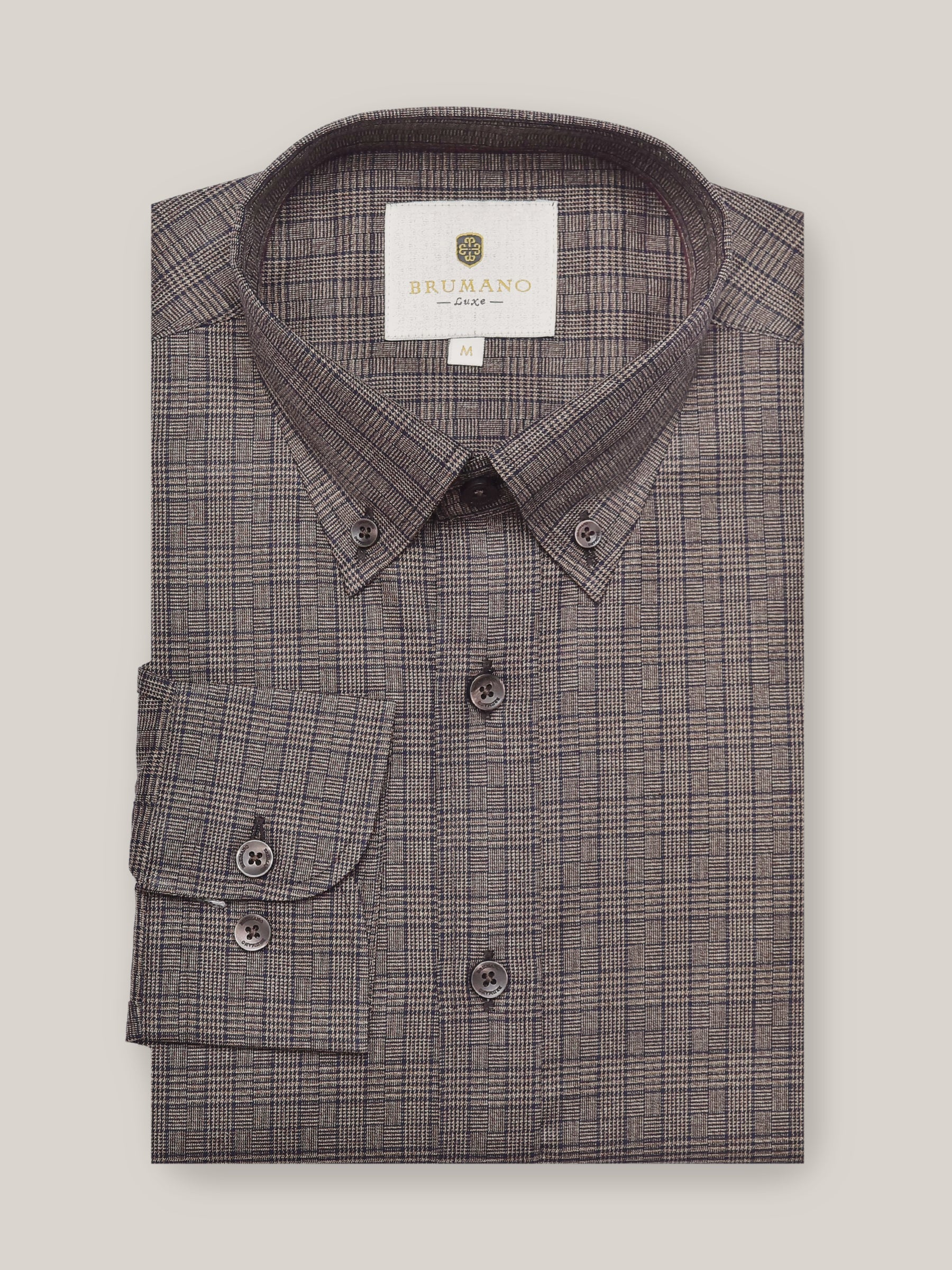 Brown Shepherd Checkered Shirt - Exclusive – Brumano