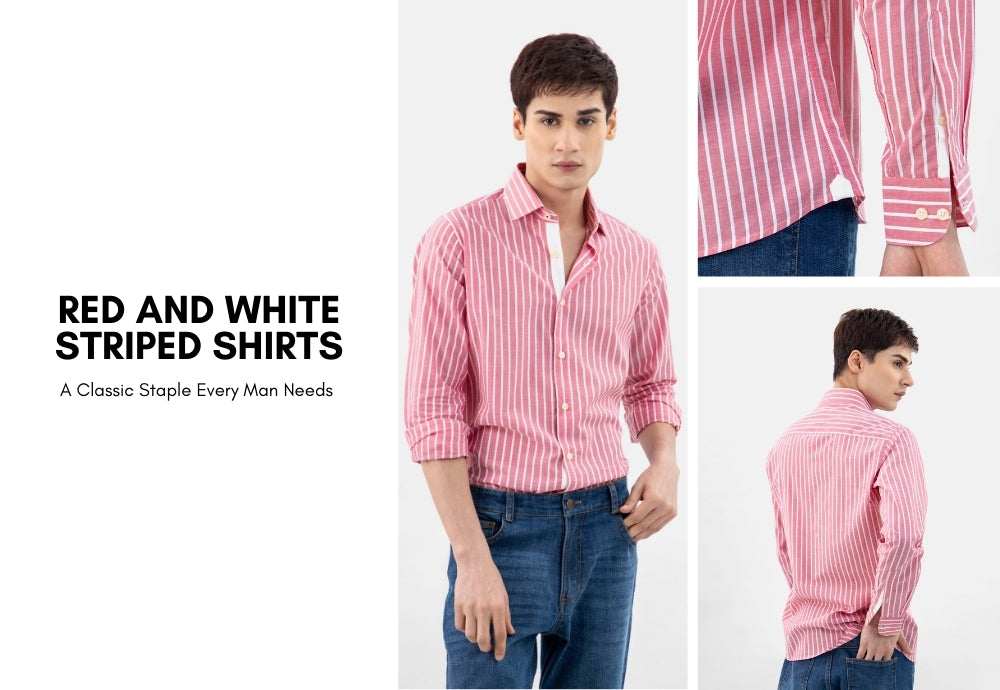 Red and White Striped Shirts: A Classic Staple Every Man Needs