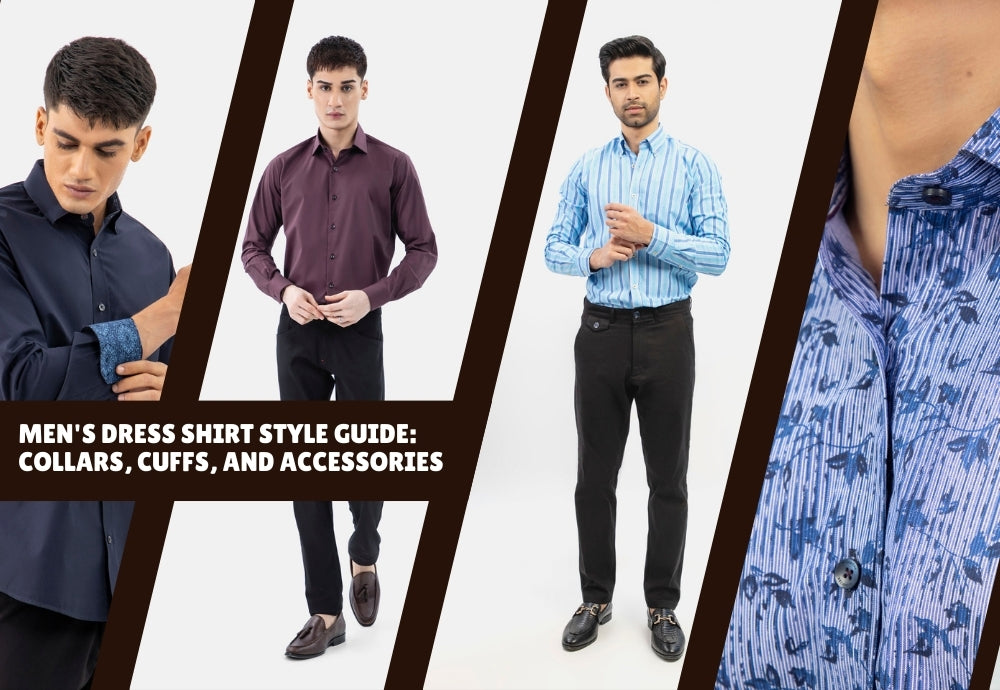 Men's dress shirt style guide: collars, cuffs, and accessories