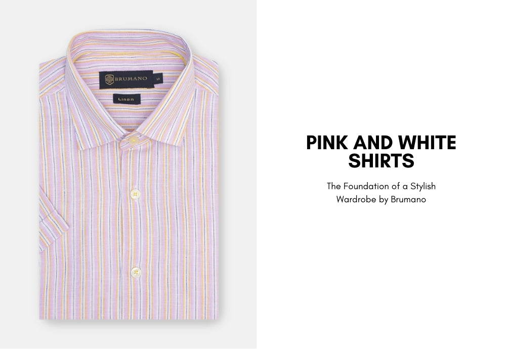 Pink and white shirts: the foundation of a stylish wardrobe by brumano