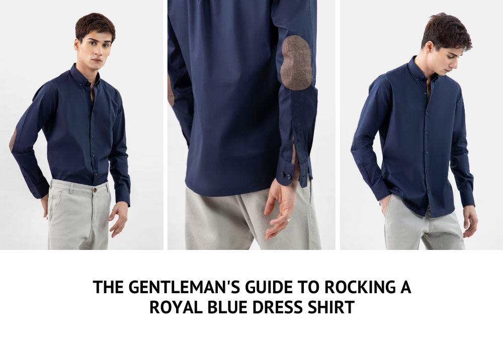 The gentleman's guide to rocking a royal blue dress shirt