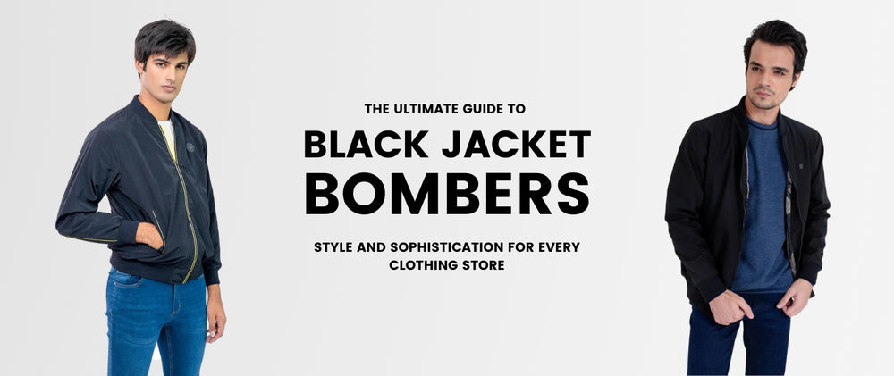 The Ultimate Guide to Black Jacket Bombers: Style and Sophistication f –  Brumano