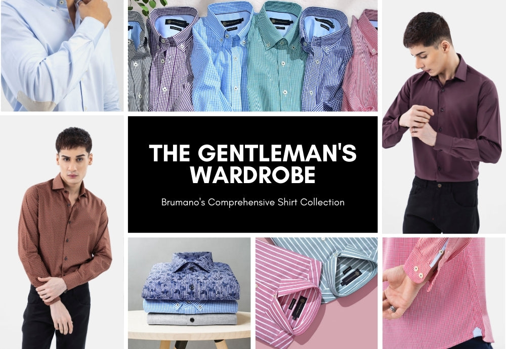 The gentleman's wardrobe: brumano's comprehensive shirt collection
