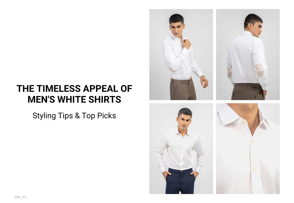 The timeless appeal of men's white shirts: styling tips & top picks