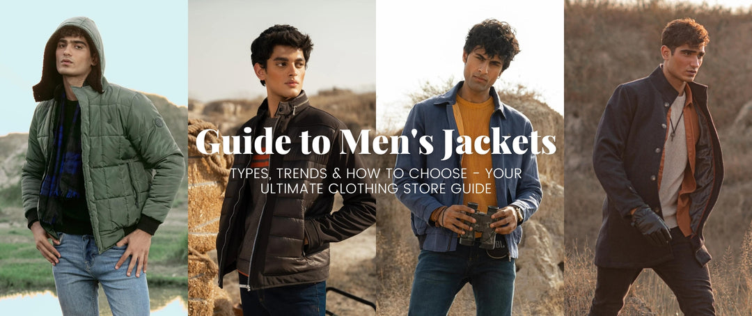 Guide to men's jackets: types, trends & how to choose   your ultimate clothing store guide
