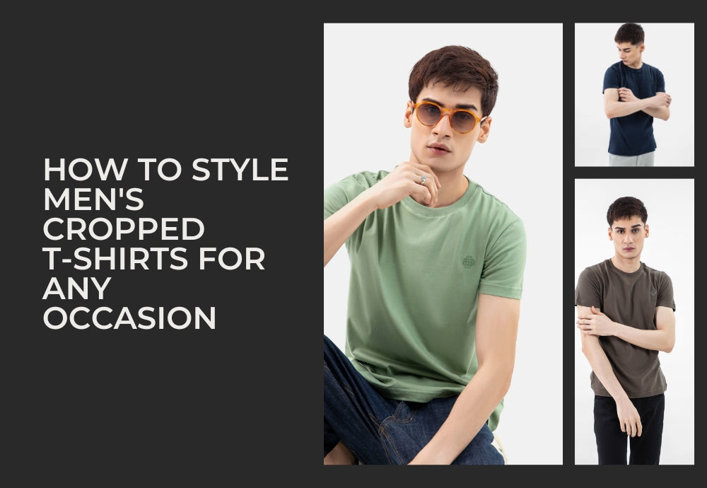 How to style men's cropped t shirts for any occasion
