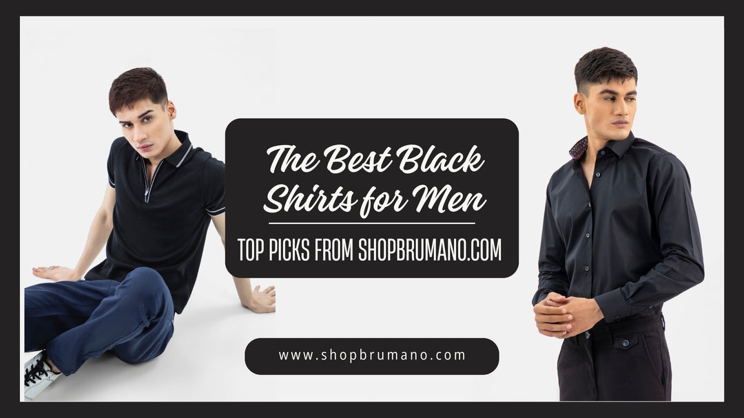 The best black shirts for men: top picks from shopbrumano