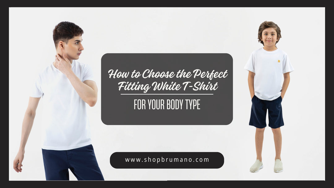How to choose the perfect fitting white t shirt for your body type