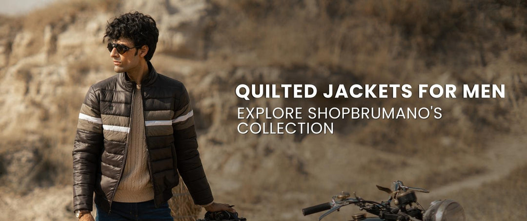 Quilted jackets for men: explore shopbrumano's collection