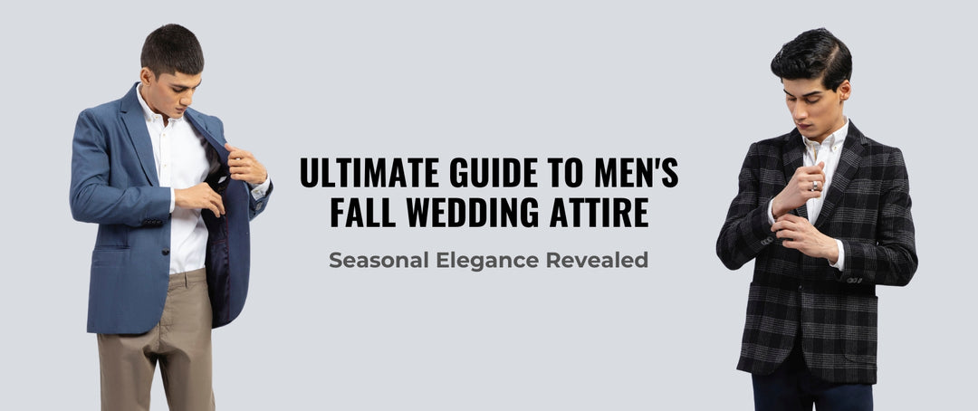Fall wedding attire for men: embracing the new arrivals at brumano