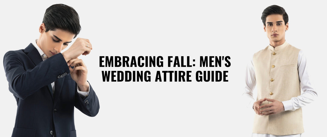Embracing fall: men's wedding attire guide