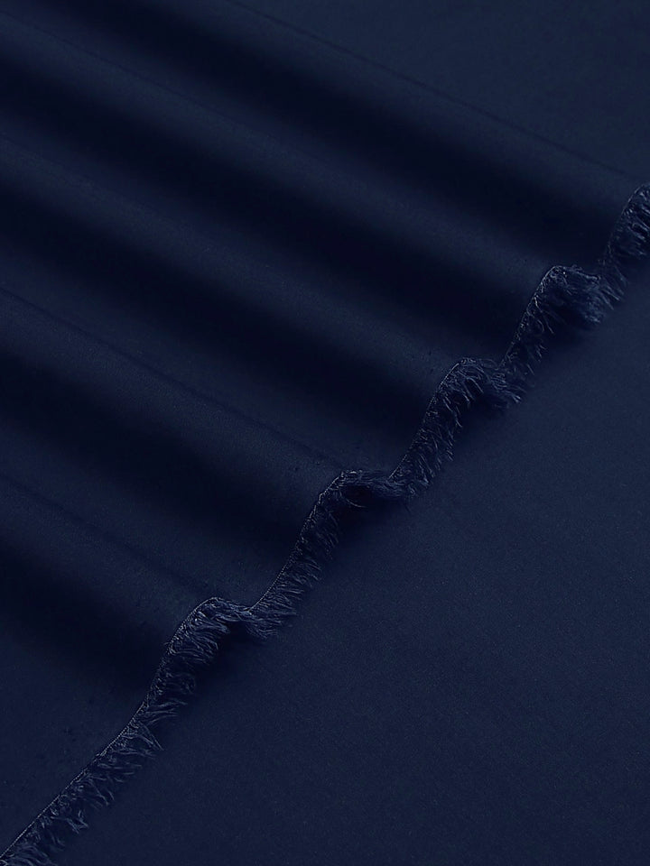 Navy Blue Stretch Cotton Shalwar Kameez Fabric Brumnao Pakistan