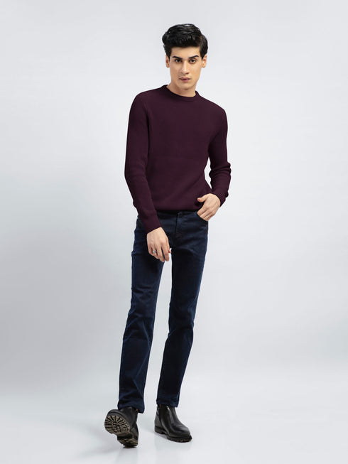 Maroon Knitted Jumper