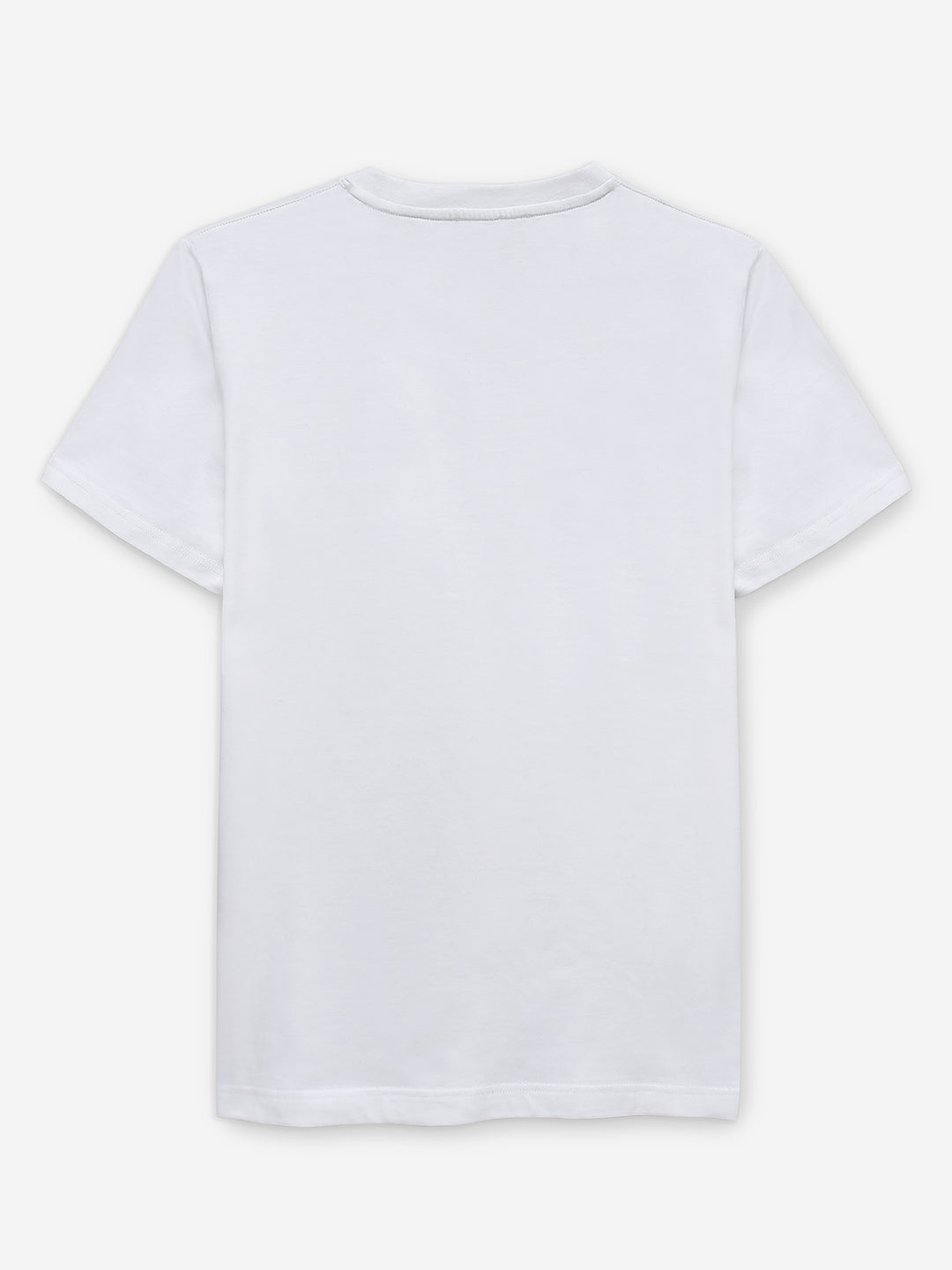White 100% Combed Cotton Crew Neck T-Shirt Brumano Pakistan