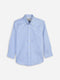 Basic Blue Oxford Long Sleeve Casual Shirt Brumano Pakistan