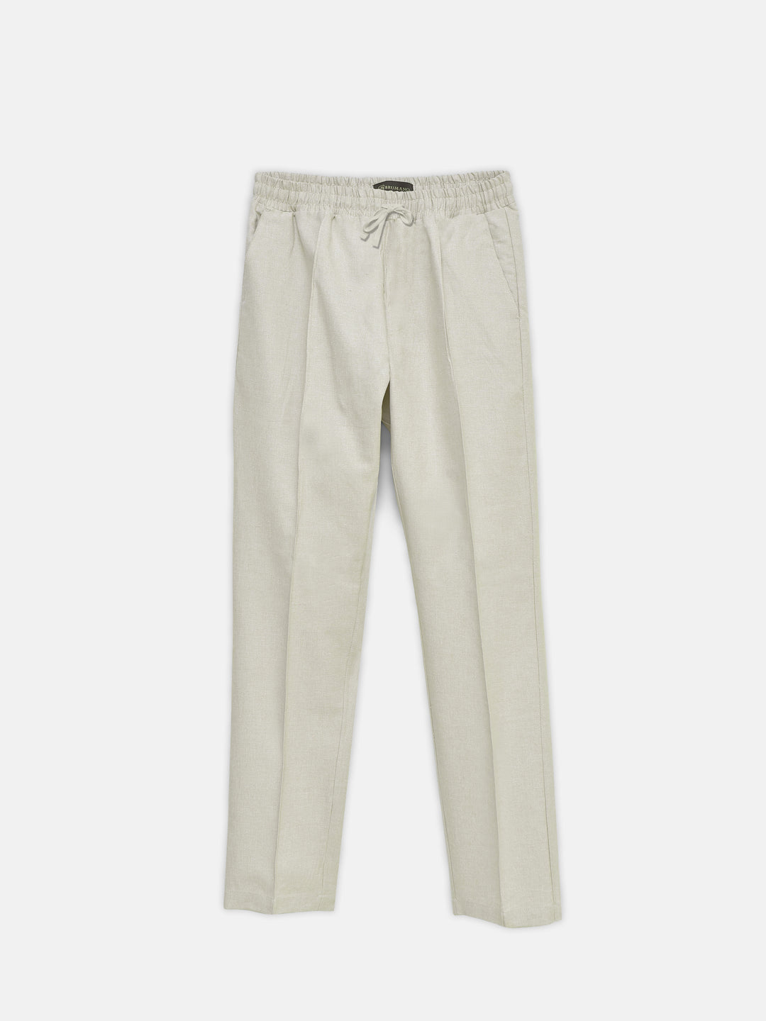 Beige linen blended casual pajama