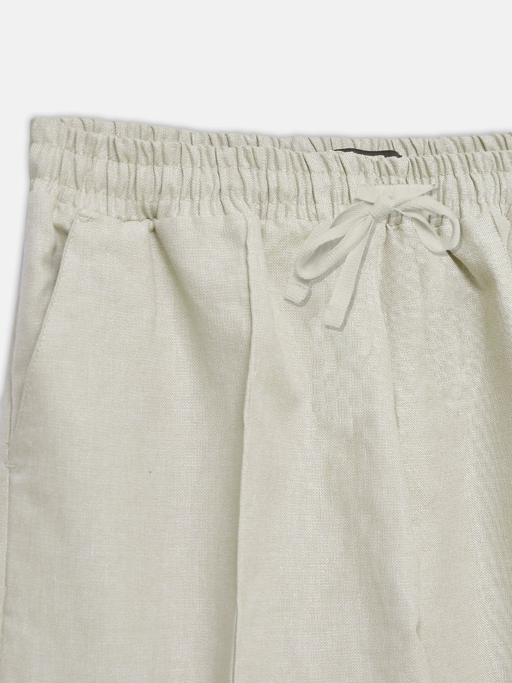Beige linen blended casual pajama