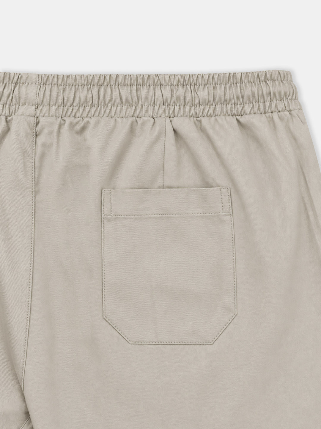 Beige Twill Casual Fit Pajama