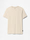 Beige 100% Cotton Basic Tee