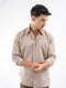 Beige Airy Linen Blended Shirt