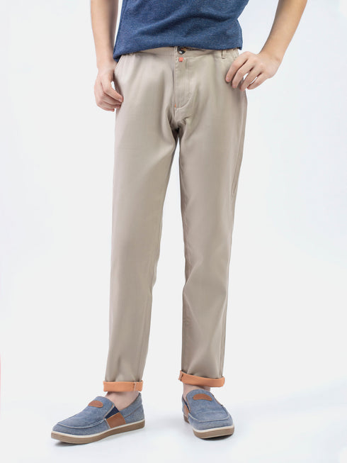 Beige Casual Twill Trouser Brumano Pakistan