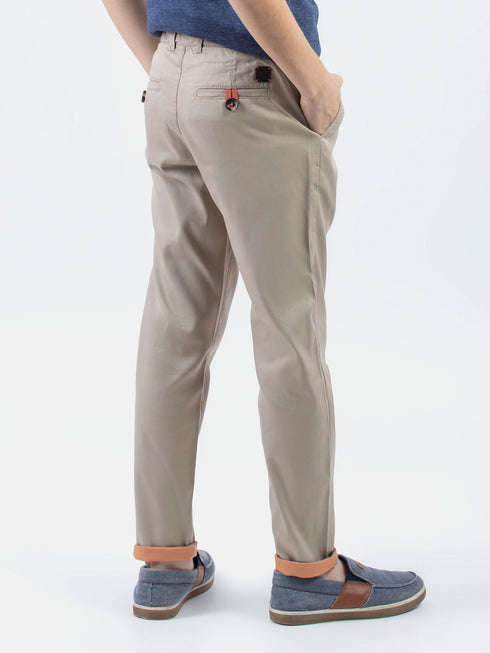 Beige Casual Twill Trouser Brumano Pakistan