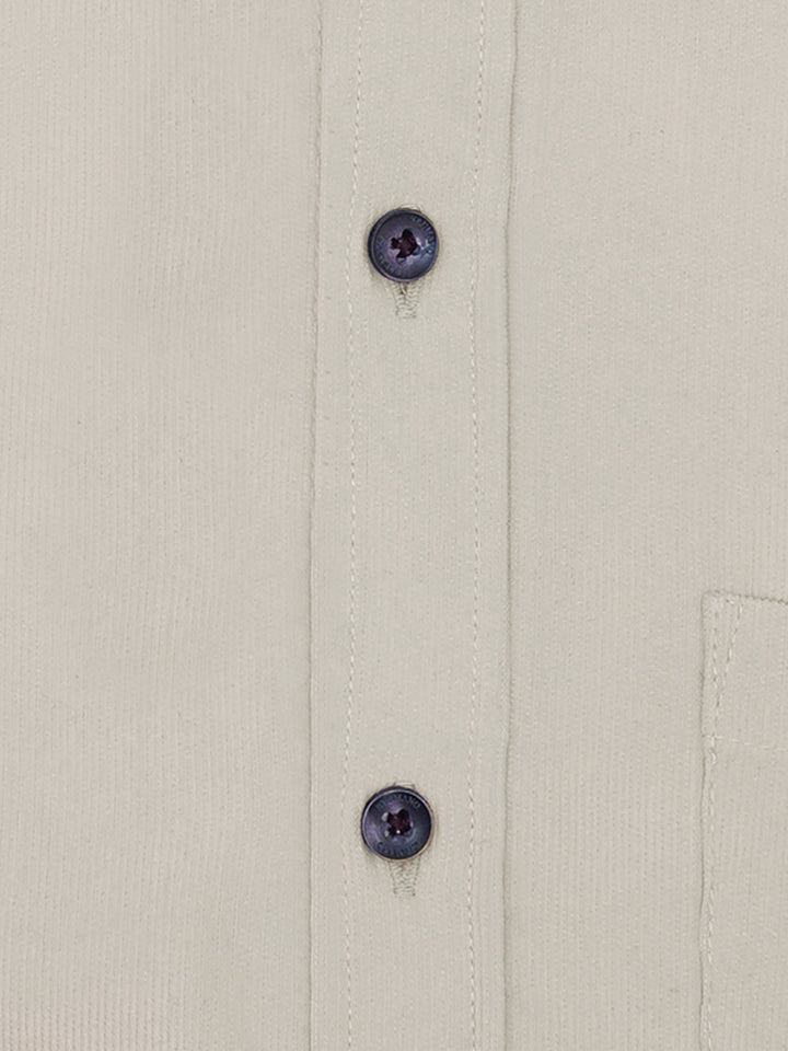 Beige Corduroy Shirt