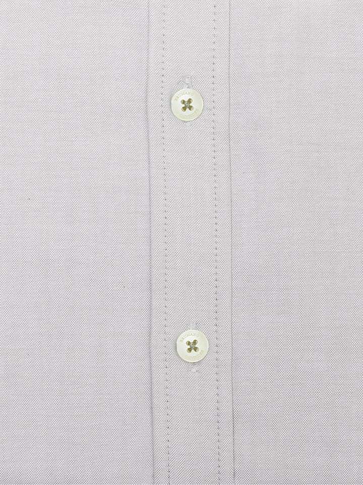 Beige Oxford Button Down Shirt