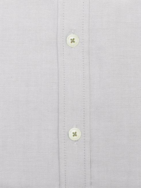 Beige Oxford Button Down Shirt