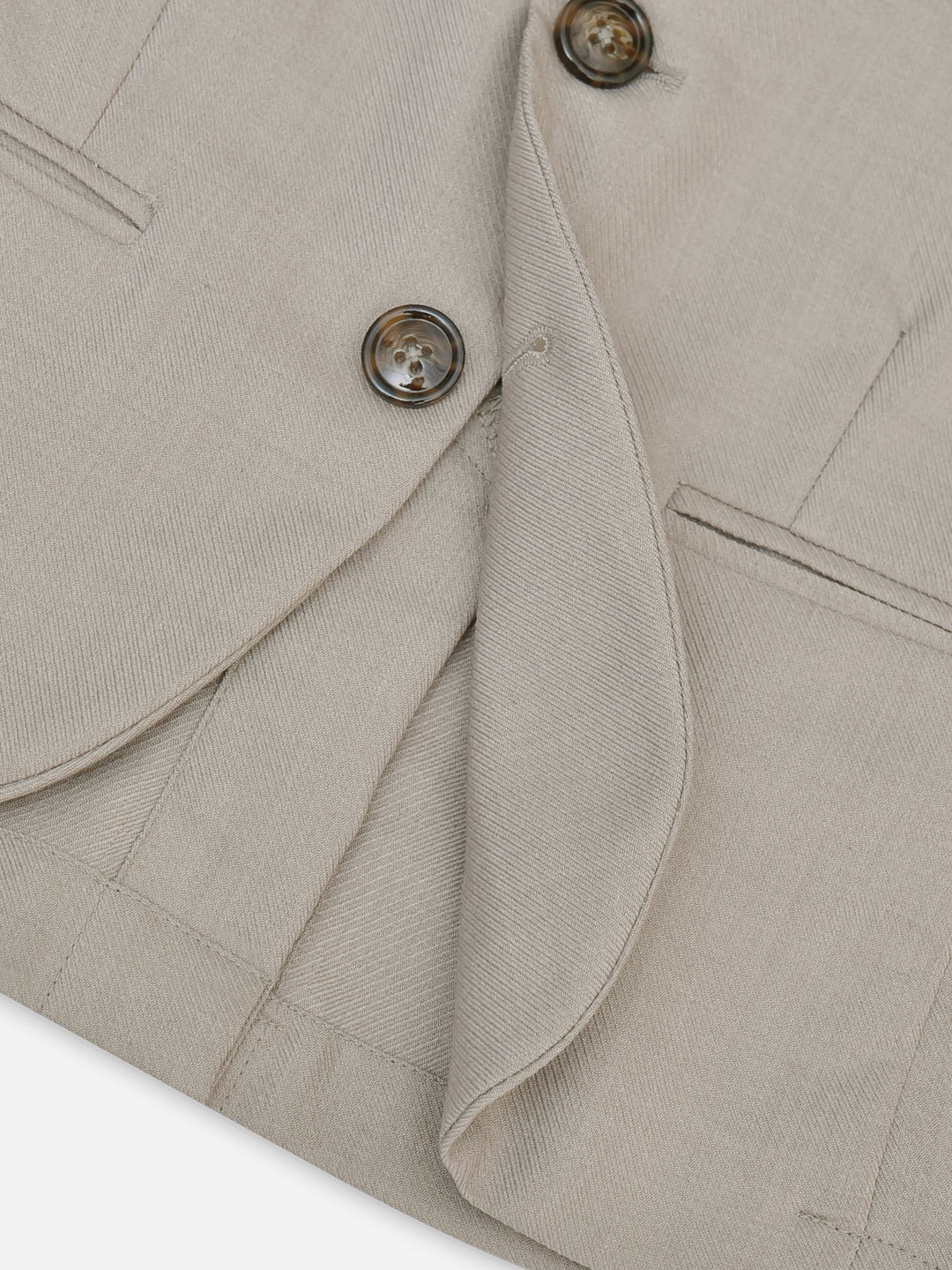Beige Self Textured Kids Casual Blazer Brumano Pakistan