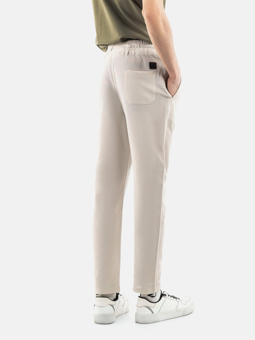 Beige Structured Knitted Pajama Brumano Pakistan