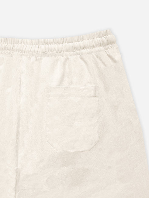 Beige Wrinkled Light Weight Cotton Pajama