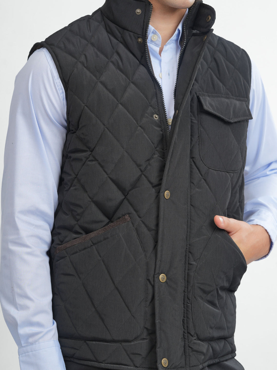 Close up of heritage style quilting texture