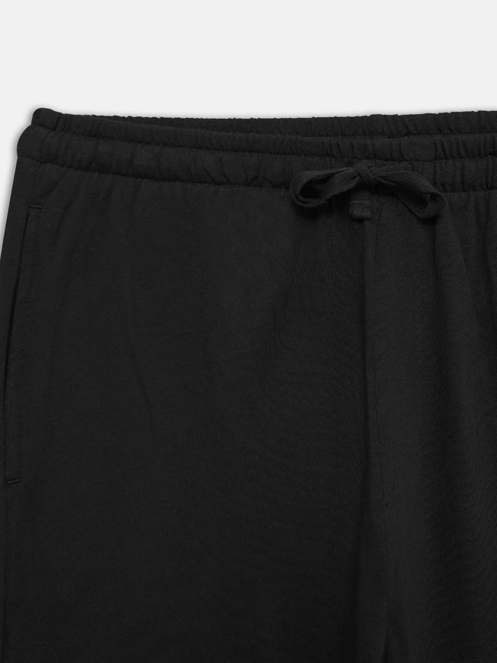 Relax fit cotton pajama trousers detail