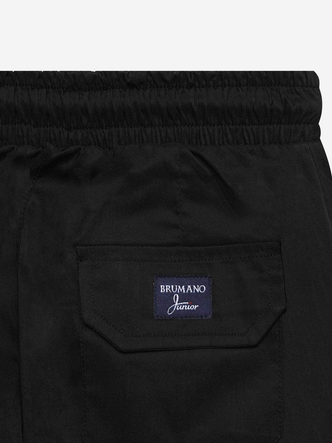 Black Straight Fit Casual Pajama - Junior