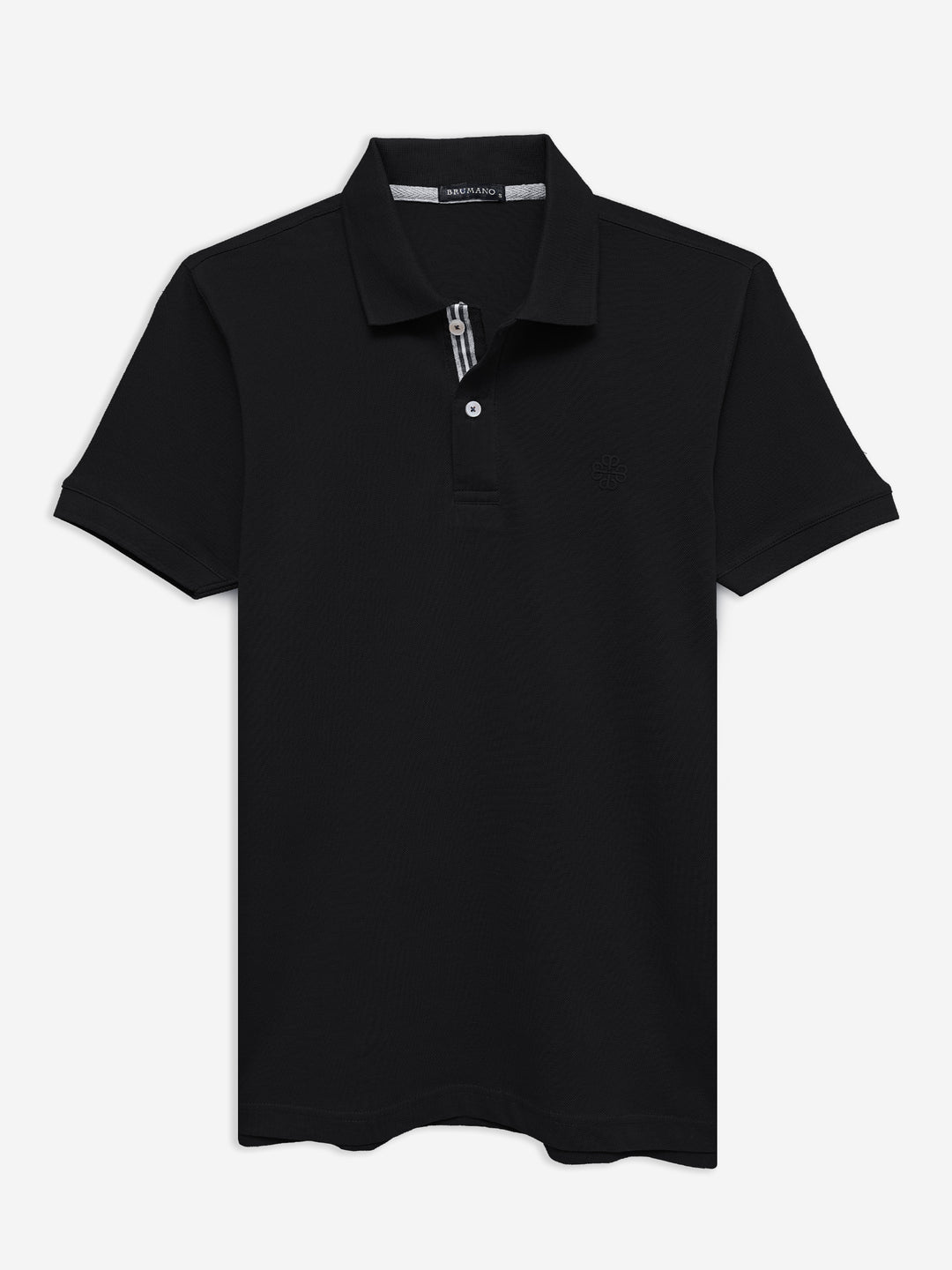 Black 100% Cotton Basic Polo Brumano Pakistan