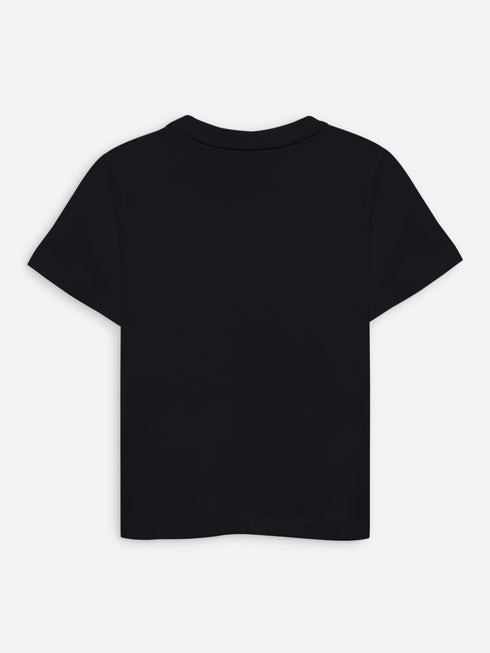 Black 3d 'BRM' Printed Casual T-Shirt