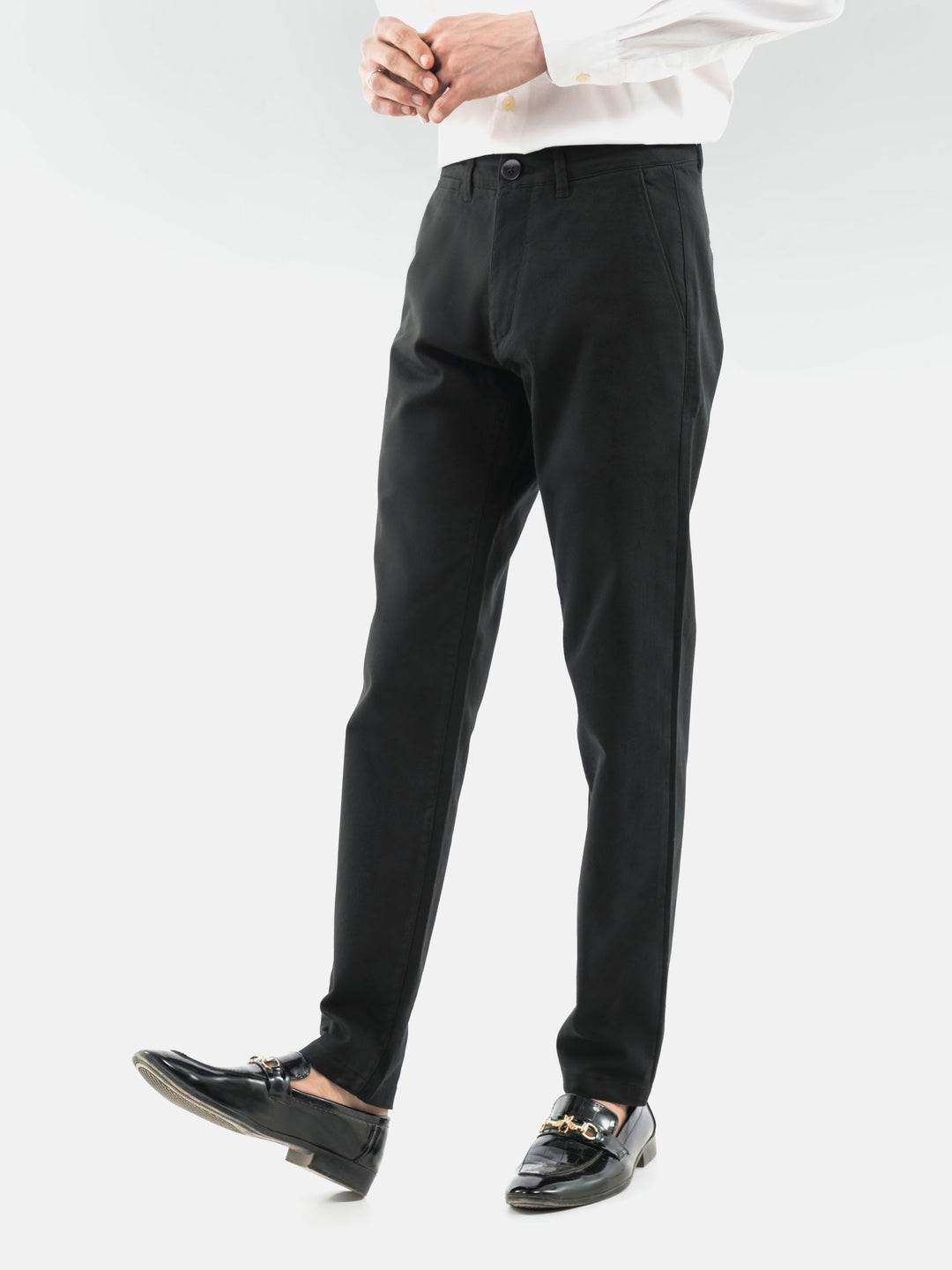 Black Basic Casual Fit Chinos Brumano Pakistan