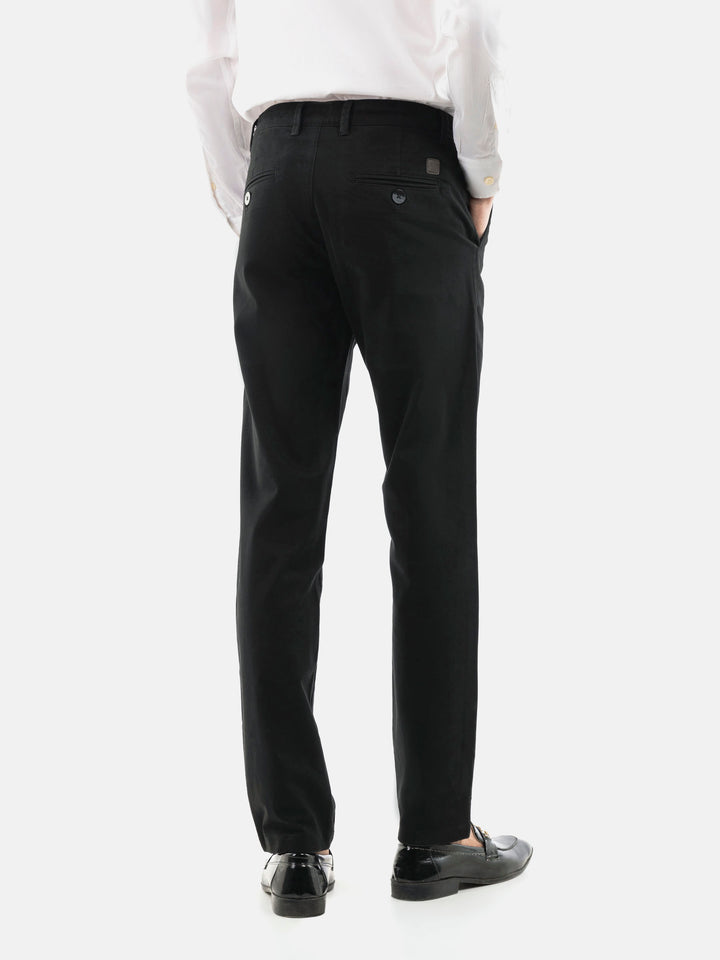 Black Basic Casual Fit Chinos Brumano Pakistan