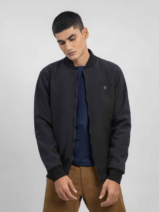 Black Bomber Jacket