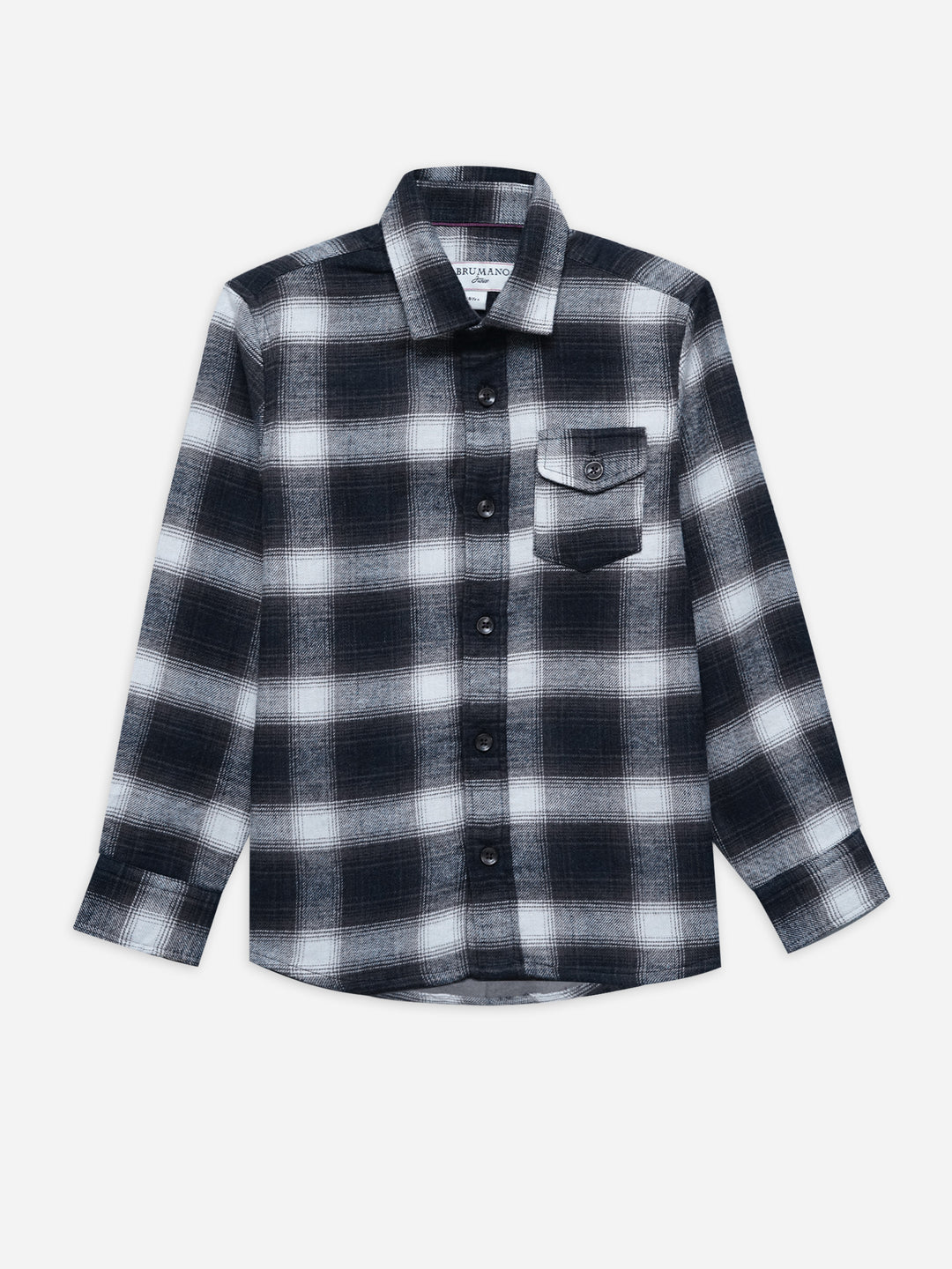 Blackcheckeredflannelcasualshirt juniorbrumanopakistan