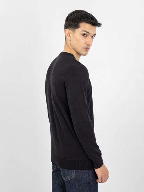 Black Crew Neck Sweater