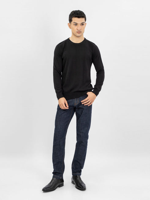 Black Crew Neck Sweater