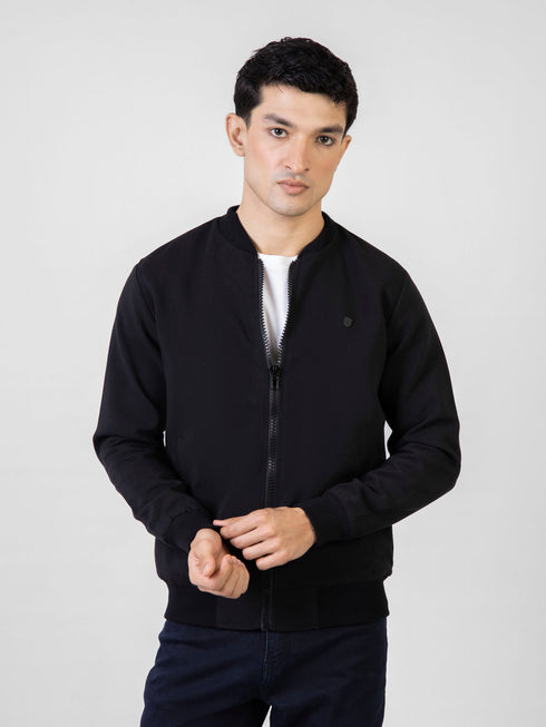 Black Everyday Bomber Jacket