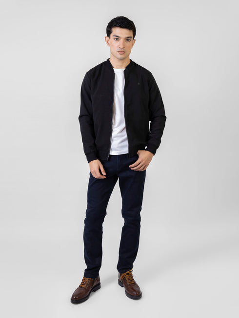 Black Everyday Bomber Jacket