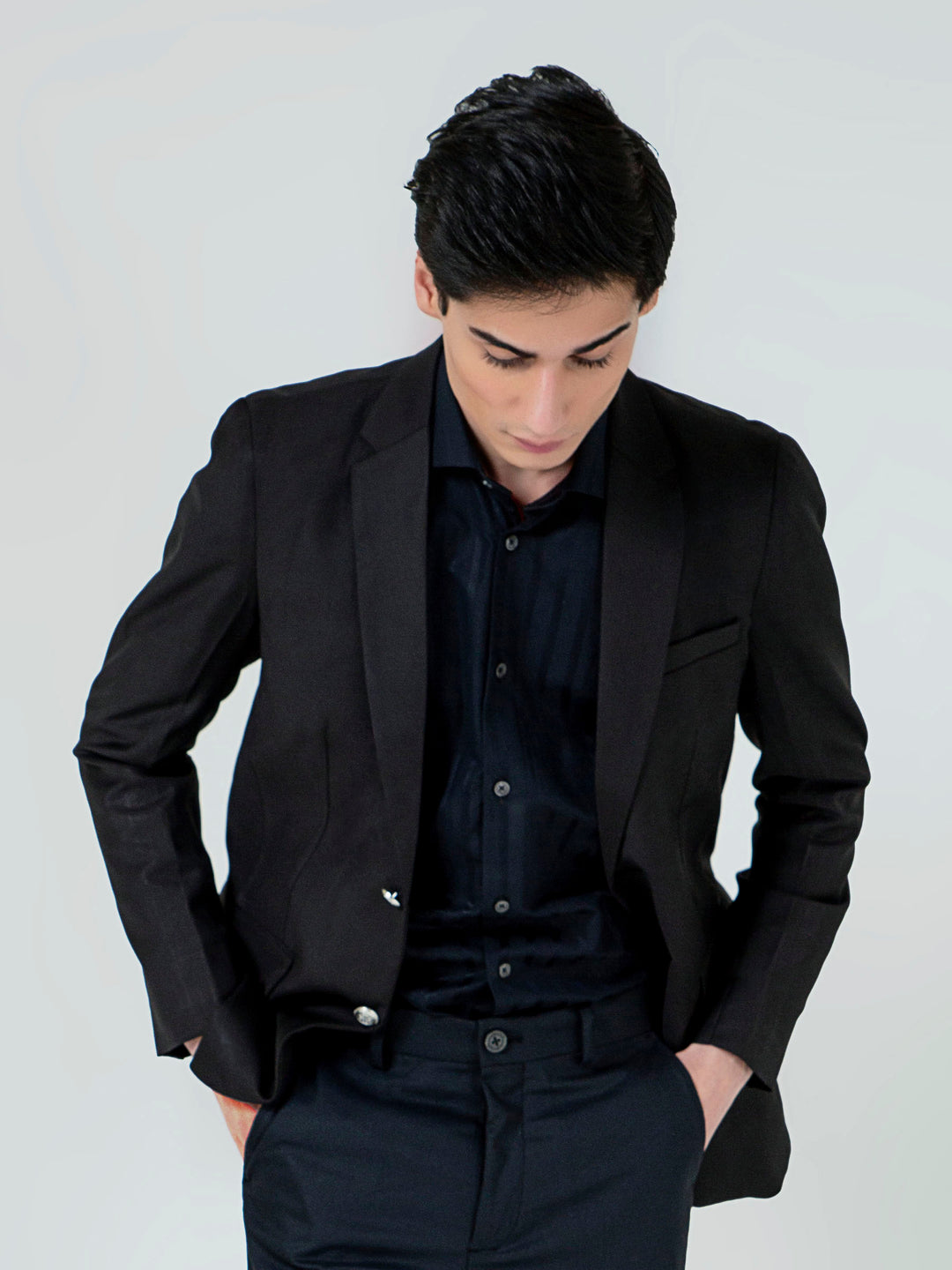 Black Formal Blazer Brumano Pakistan