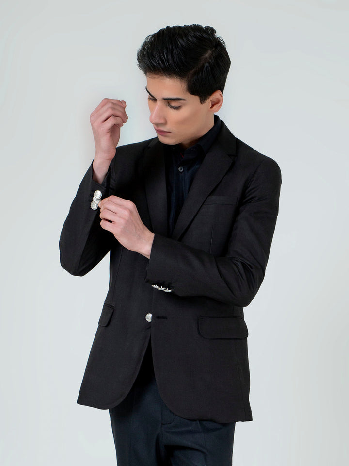 Black Formal Blazer Brumano Pakistan