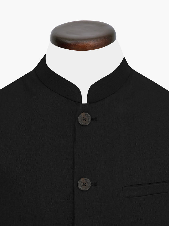 Black Formal Waistcoat