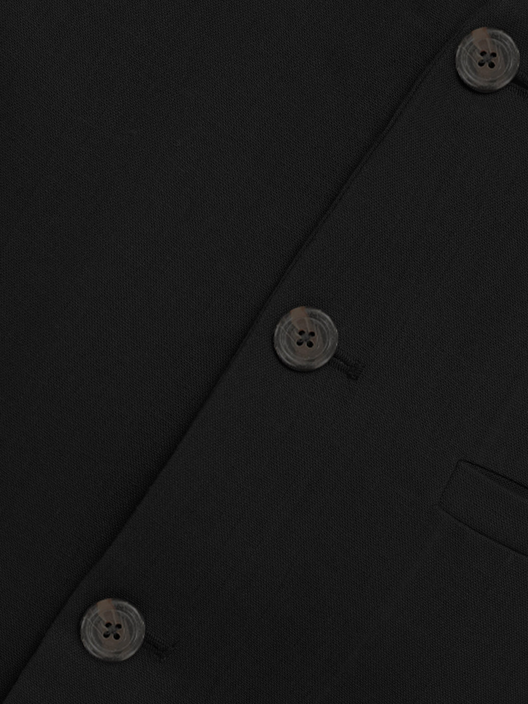 Black Formal Waistcoat