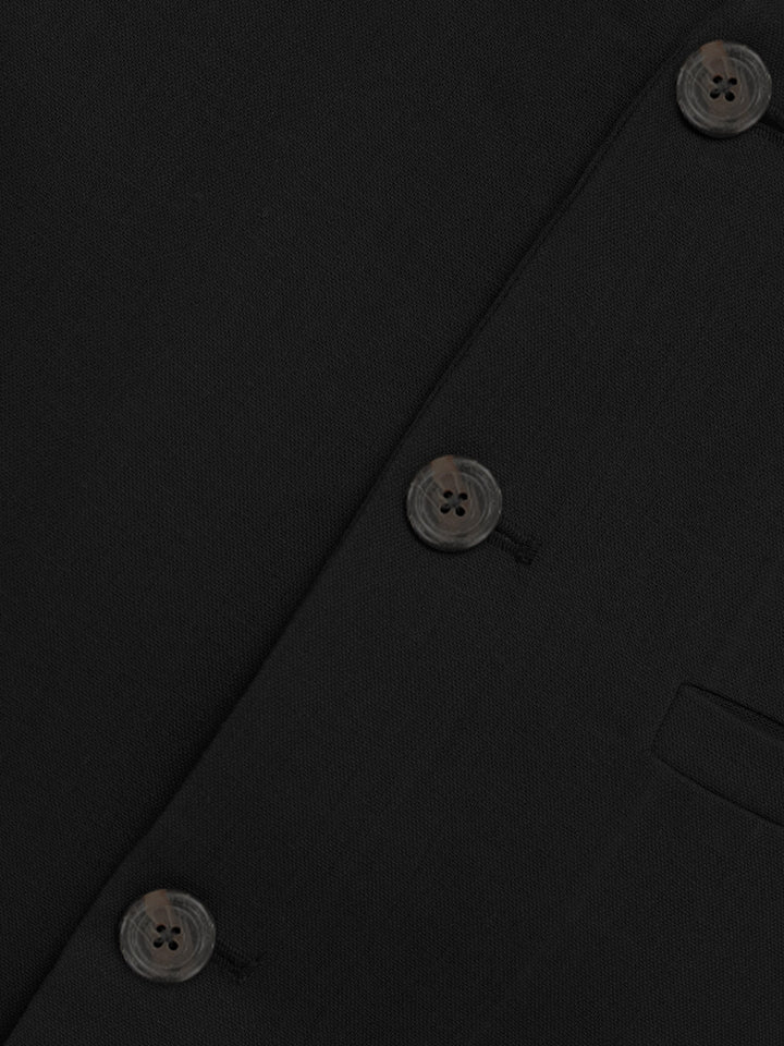Black Formal Waistcoat